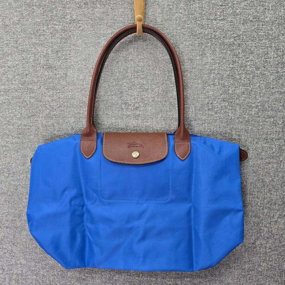 LONGCHAMP LEPLIAGE COBALT BLUE SHOULDER BAG